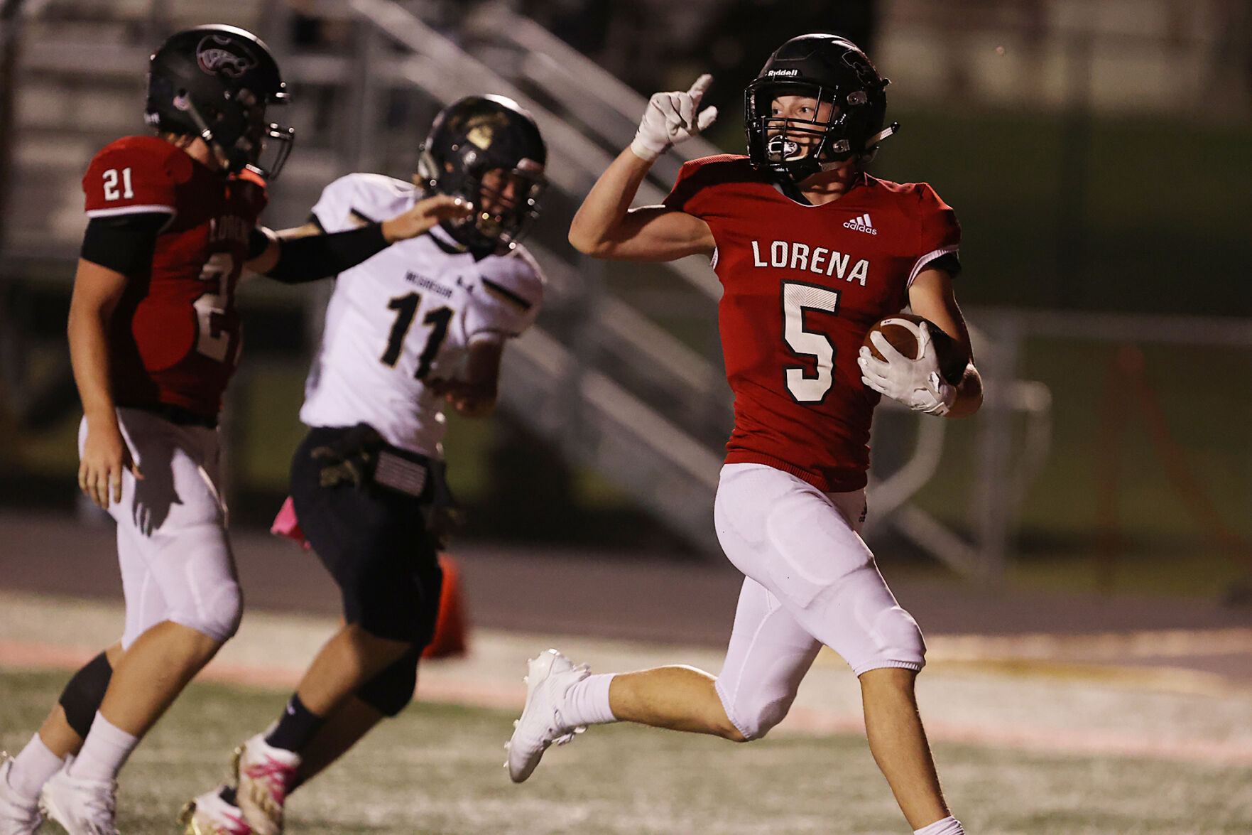 Lorena (8-2) def. Crockett (7-4), forfeit